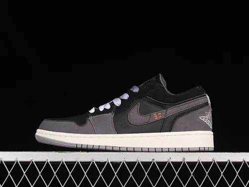 All categories Air Jordan Jordan series basketball shoes Air Jordan 1 Low Air Jordan 1 Low "Black Grey" AJ1 Joe 1 black gray retro culture and leisure sports sneakers DN1635-001